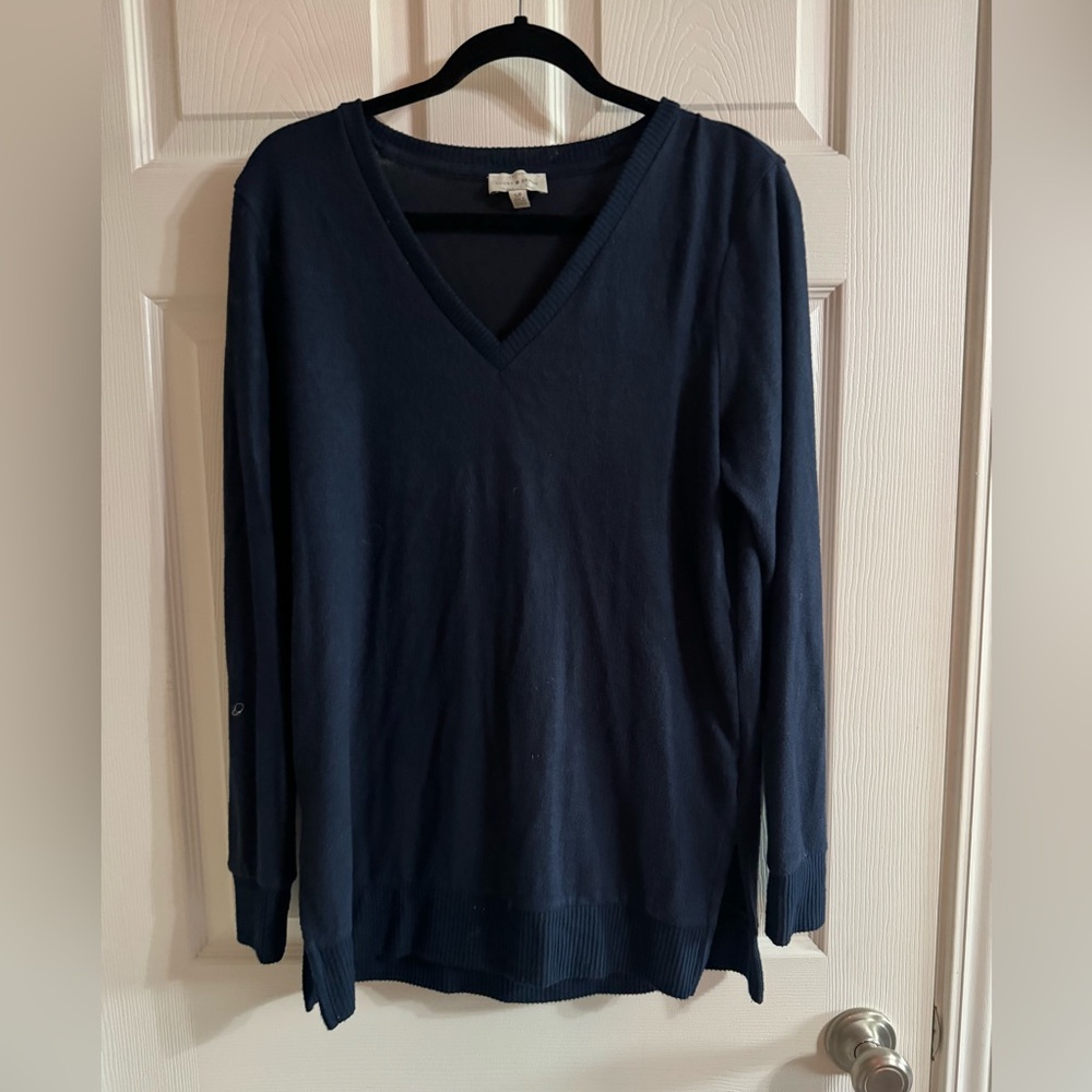 Lucky brand navy blue sweater